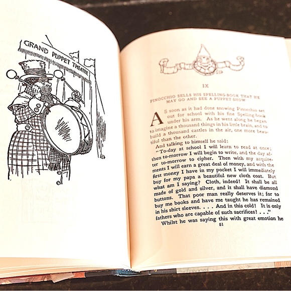 HARD BACK BOOK CLASSIC “PINOCCHIO” - Picture 5 of 6